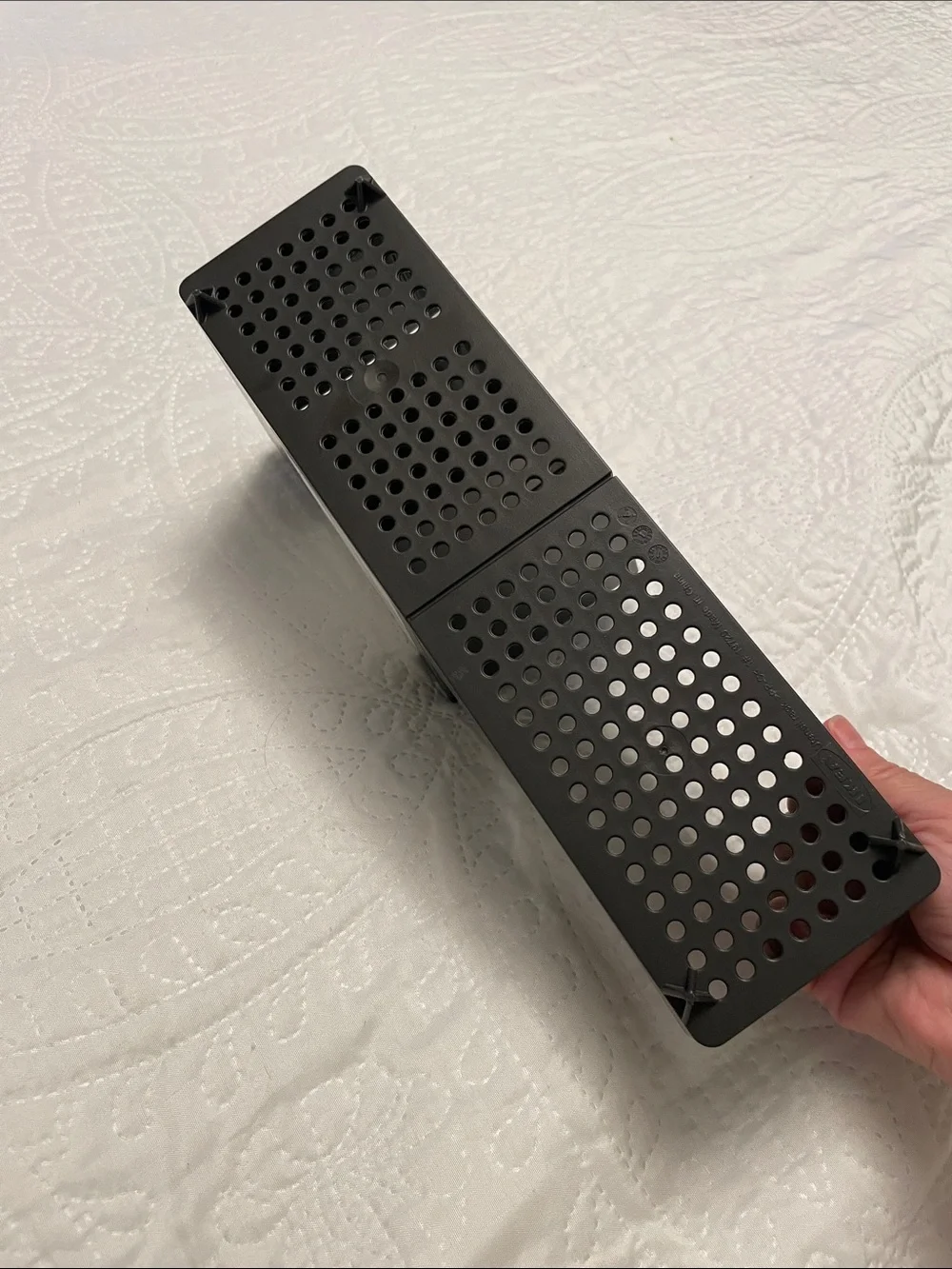 NWT IKEA RINNIG Black Plastic Utensil Organizing Sink Rack for Accessories